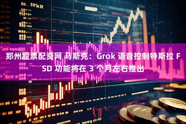 郑州股票配资网 马斯克：Grok 语音控制特斯拉 FSD 功能将在 3 个月左右推出